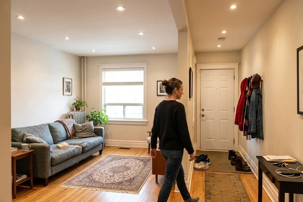 Main floor after a whole-home LED potlight retrofit